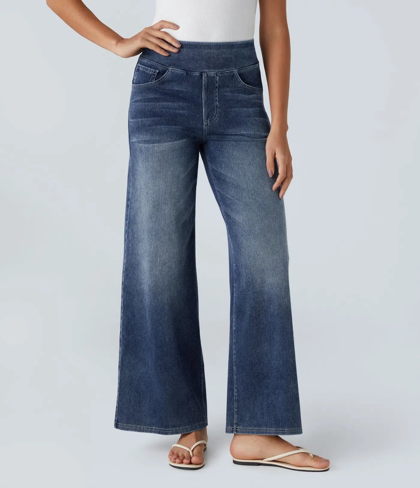 Eva | High waist elastic pants