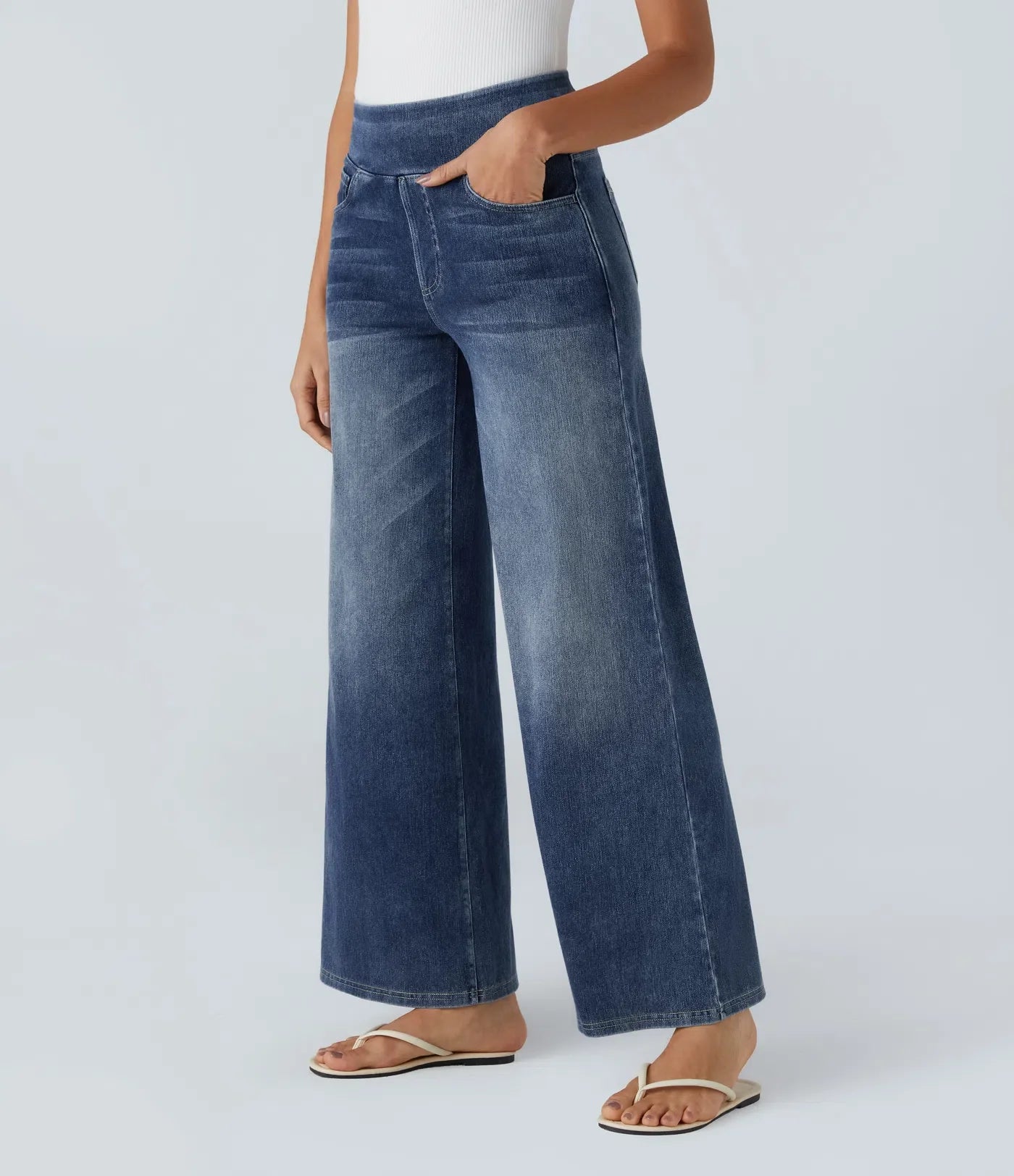 Eva | High waist elastic pants