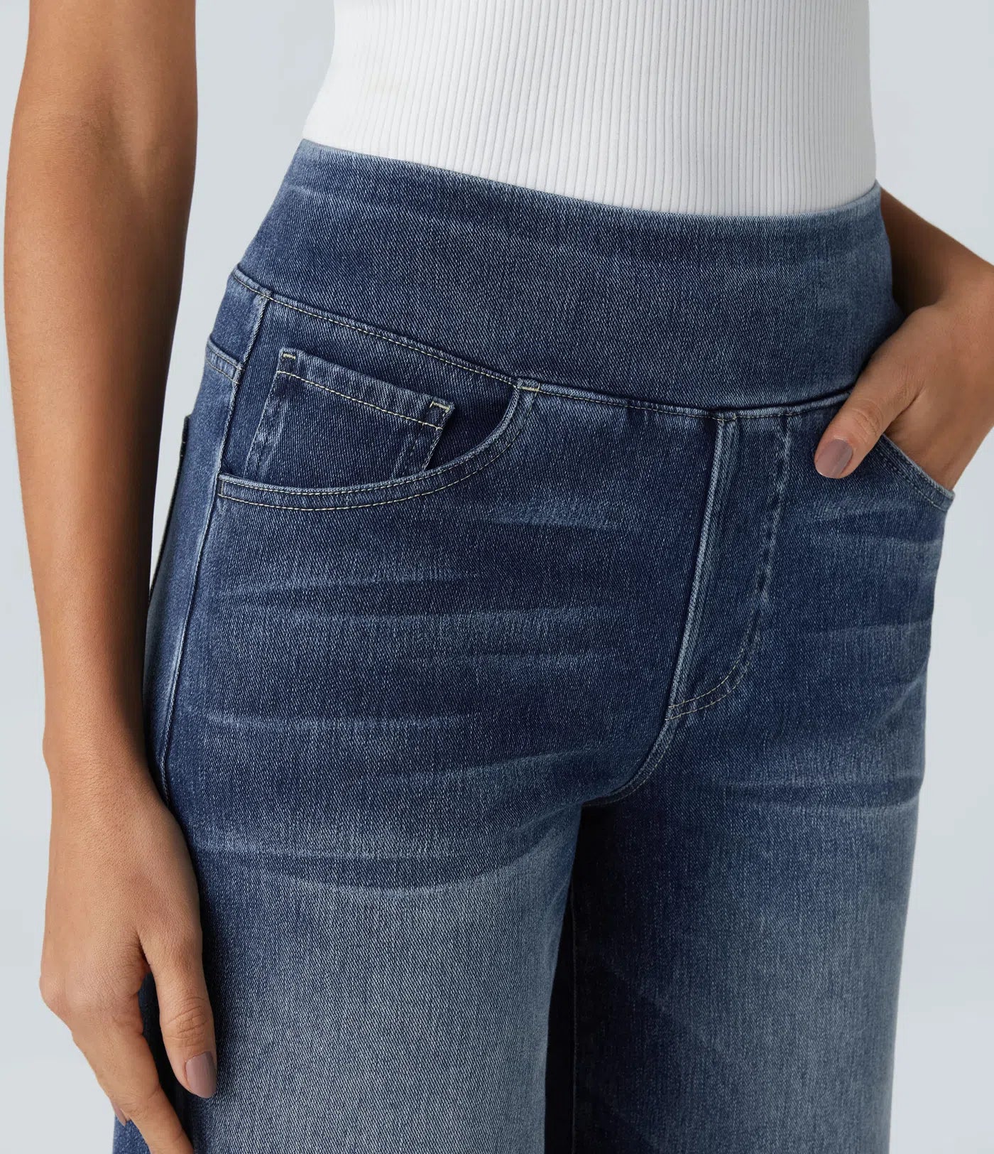 Eva | High waist elastic pants