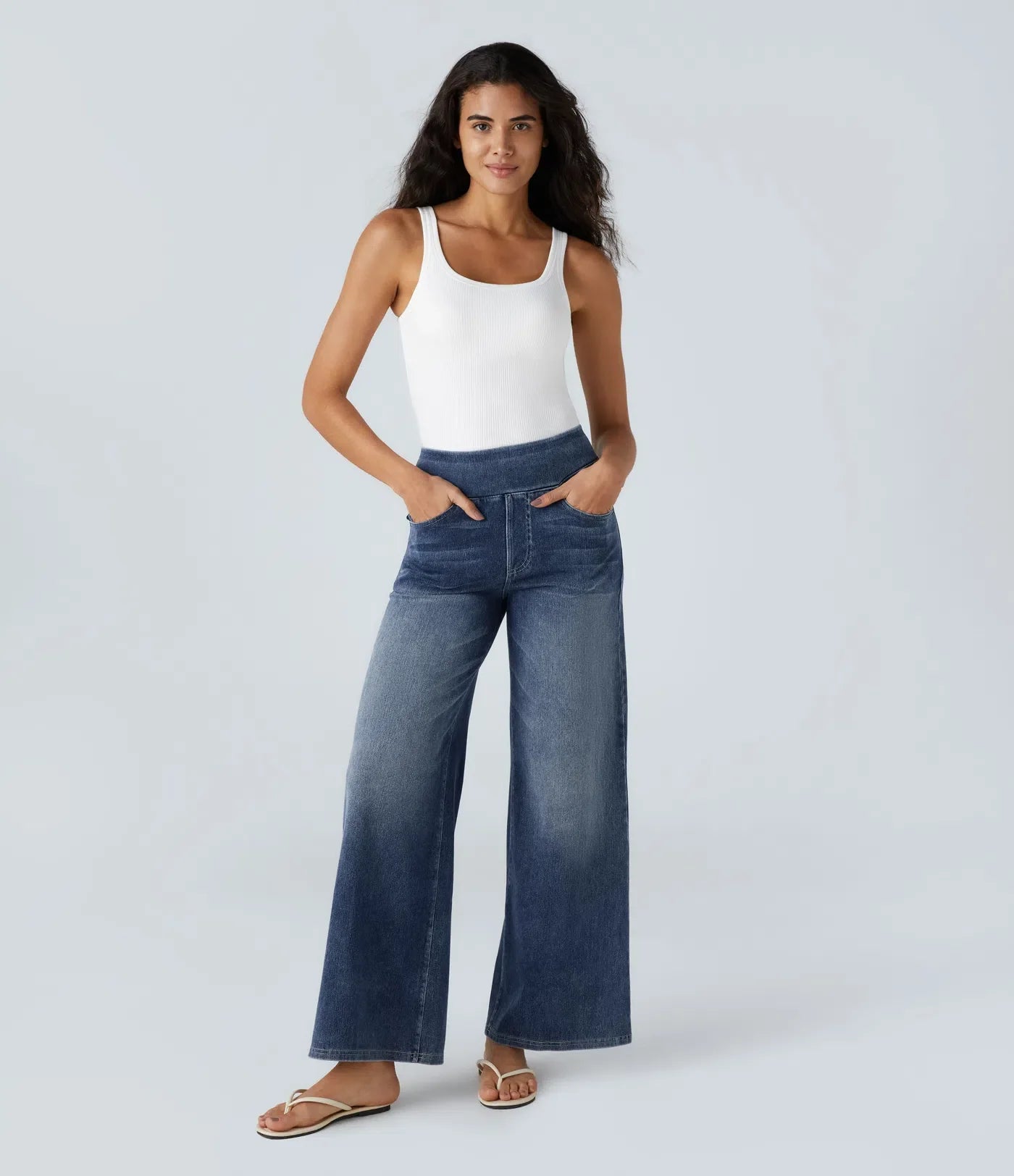 Eva | High waist elastic pants