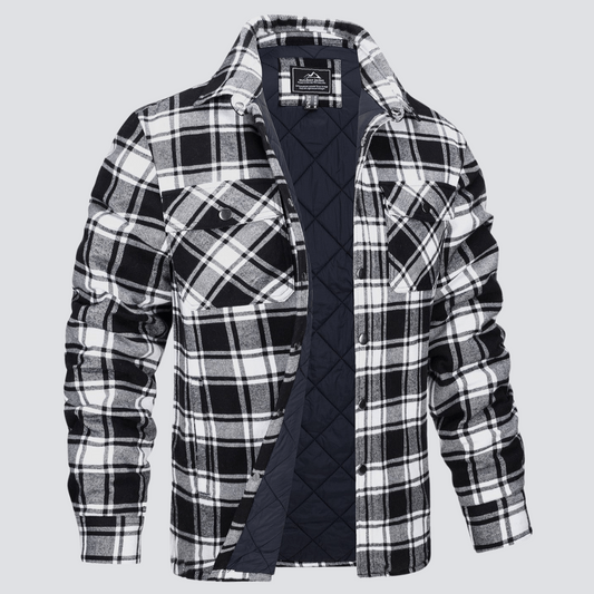 Mason™ - Super warm checked flannel jacket