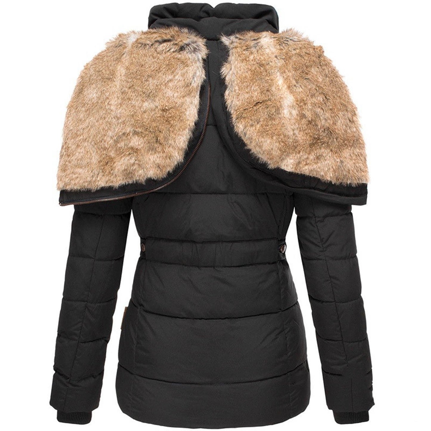 Chloe™ - Comfortabele warme winterjas met bont