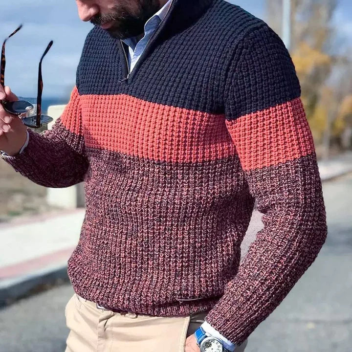 Brown™ - Elegant warm knitted sweater