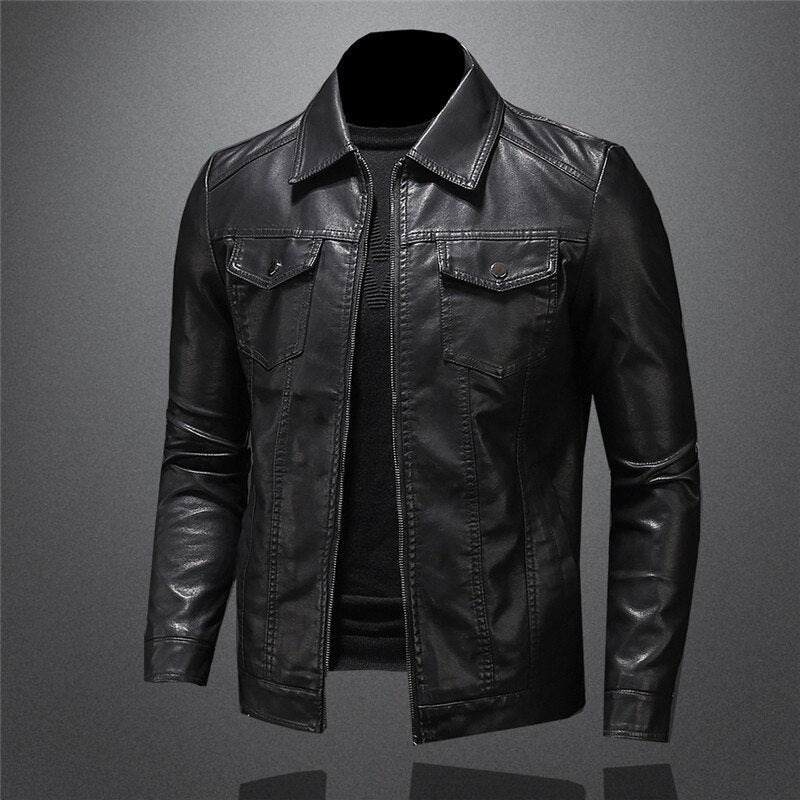 Sven™ - Classic comfortable leather jacket